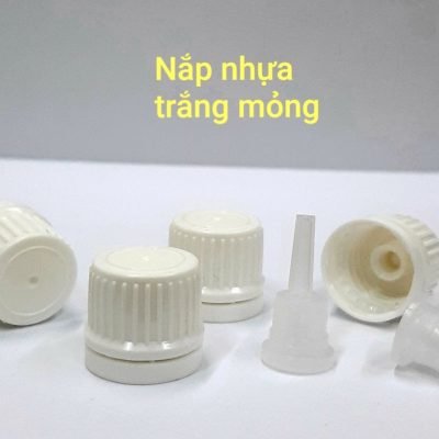 Nắp nhựa trắng mỏng