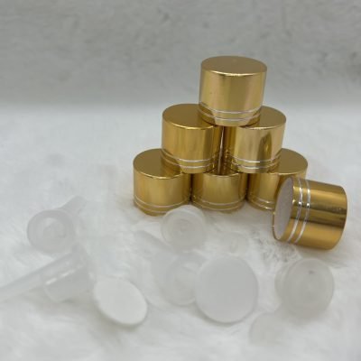 Nắp mạ vàng 2 line 18mm